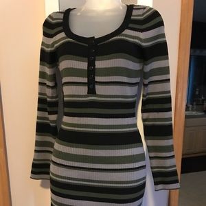 Charlotte Russe multicolored sweater dress
